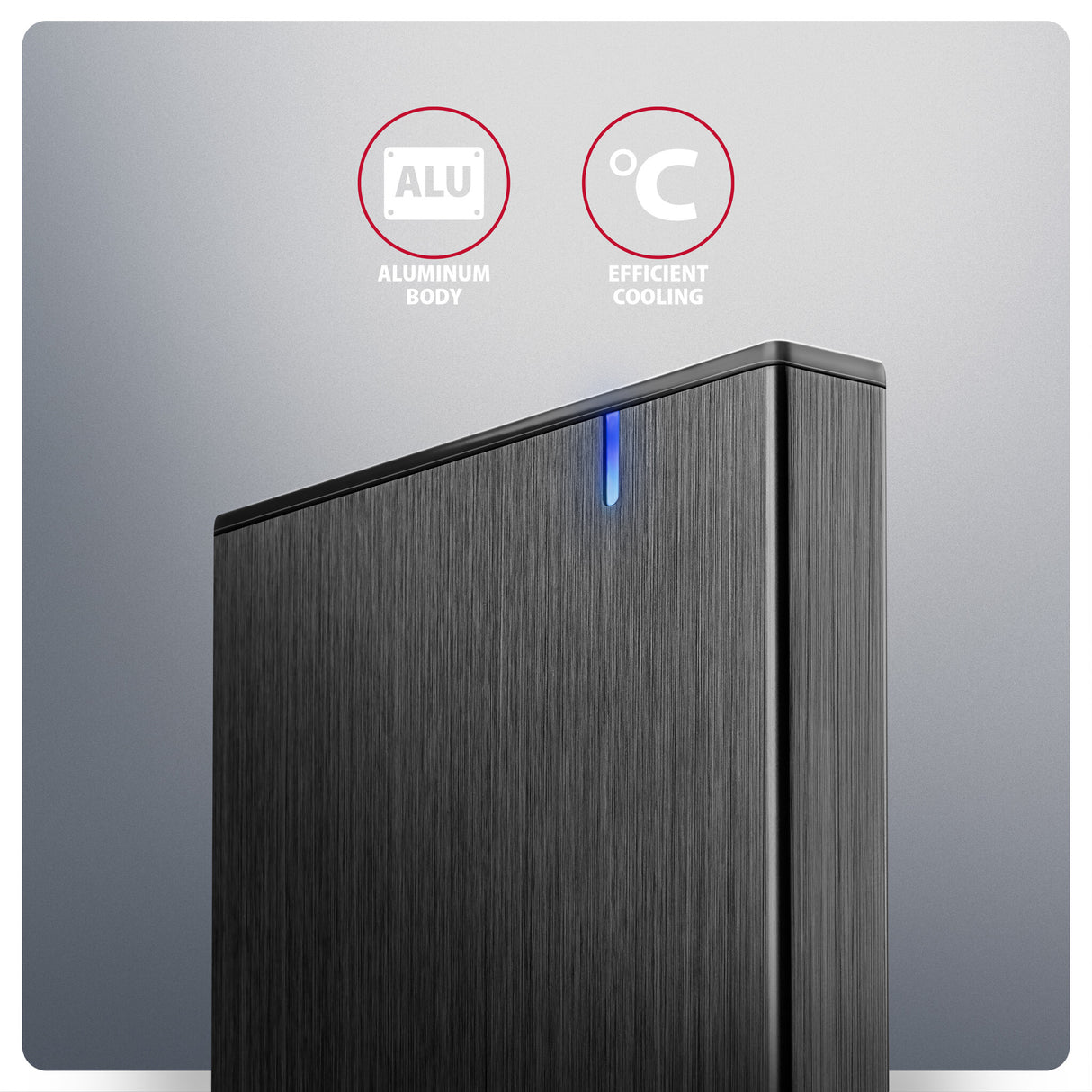 Axagon EE25-XA6C drevkabinet HDD/SSD kabinet Sort 2.5"