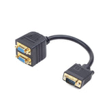 Gembird CC-VGAX2-20CM VGA kabel 0,2 m VGA (D-Sub) 2 x VGA (D-Sub) Sort