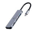 Gembird A-CM-COMBO6-02 laptop dock/port replicator Wired USB 3.2 Gen 1 (3.1 Gen 1) Type-C Grey
