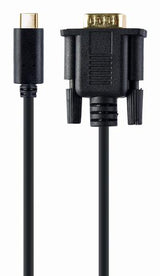 Gembird A-CM-VGAM-01 video cable adapter 2 m USB C VGA (D-Sub) Black