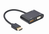 Gembird A-HDMIM-HDMIFVGAF-01 interface cards/adapter HDMI, VGA