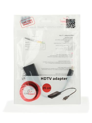 Gembird A-MHL-003 USB graphics adapter Black