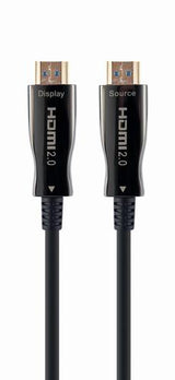 Gembird CCBP-HDMI-AOC-20M-02 HDMI cable HDMI Type A (Standard) Black