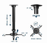 Gembird CM-B-01 project mount Ceiling Black
