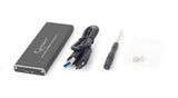 Gembird EE2280-U3C-01 storage drive enclosure SSD enclosure Black M.2