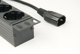 Gembird EG-PDU-014-C14 power distribution unit (PDU) 8 AC outlet(s) 1U Black