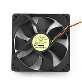 Gembird FANCASE3/BALL computer cooling system Computer case Fan 12 cm Black