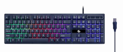 Gembird GGS-UMGL4-02 keyboard Mouse included Gaming USB QWERTY US English Black