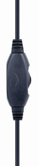 Gembird GHS-05-O headphones/headset Wired Head-band Gaming Black, Orange
