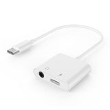 Gembird GMB Audio A-CM-3.5FP-01 cable gender changer 4-pins 3.5 mm, USB Type-C USB type-C White