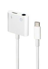 Gembird GMB Audio A-CM-3.5FP-01 cable gender changer 4-pins 3.5 mm, USB Type-C USB type-C White