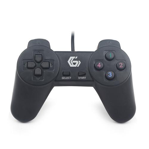 Gembird JPD-UB2-01 Gaming Controller Black USB 2.0 Gamepad PC