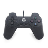 Gembird JPD-UB2-01 Gaming Controller Black USB 2.0 Gamepad PC