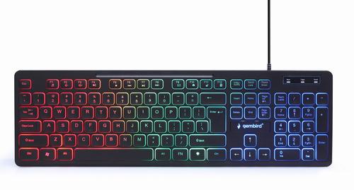 Gembird KBS-UML-01 keyboard Mouse included Home USB QWERTY US English Black
