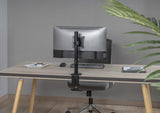 Gembird MA-D1-02 monitor mount / stand 81.3 cm (32") Desk Black