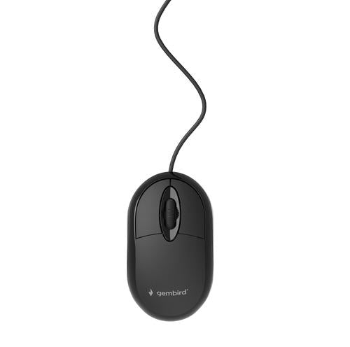Gembird MUS-U-01 mouse Ambidextrous USB Type-A Optical 1000 DPI