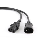 Gembird PC-189-VDE-5M power cable Black C14 coupler