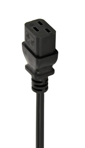 Gembird Power Distribution Unit PDU 10pcs C13 Sockets 1U 16A C19 Plug 2m Cable