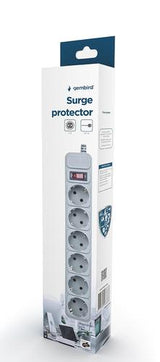 Gembird SPG6-B-6C surge protector 6 AC outlet(s) 1.8 m