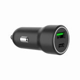 Gembird TA-UC-A2PDQC20-CAR-01 mobile device charger Universal Black Cigar lighter Fast charging Auto