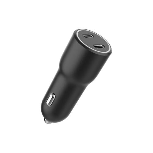 Gembird TA-UC-C2PD40-CAR-01 mobile device charger Universal Black Cigar lighter Fast charging Auto