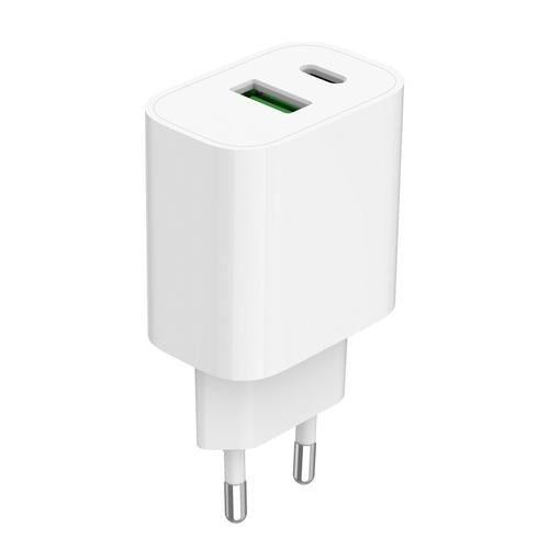 Gembird TA-UC-PDQC20-01-W oplader til mobil enhed Universel Hvid Vekselstrøm Hurtig opladning Indendørs