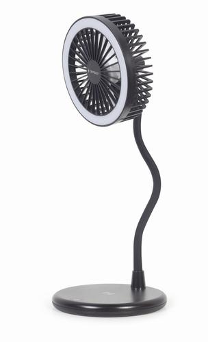 Gembird TA-WPC10-LEDFAN-01 household fan Black