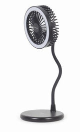 Gembird TA-WPC10-LEDFAN-01 household fan Black