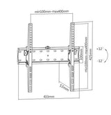 Gembird WM-55T-02 TV mount/stand 139.7 cm (55") Black
