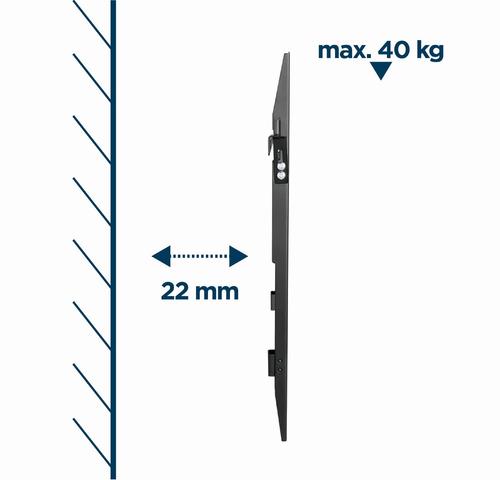 Gembird WM-70F-02 TV mount/stand 177.8 cm (70") Black