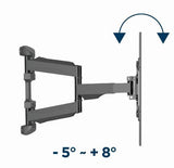 Gembird WM-75ST-01 TV mount/stand 190.5 cm (75") Black
