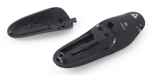 Gembird WP-L-11 wireless presenter RF Black