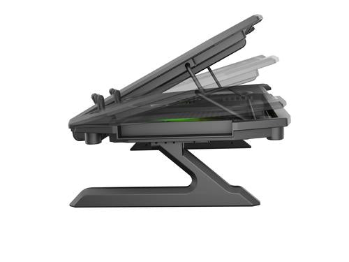 GENESIS Oxid 850 laptop cooling pad 43.9 cm (17.3") 2500 RPM Black