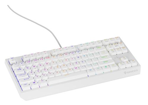 GENESIS Thor 230 TKL keyboard Gaming USB QWERTY US English White