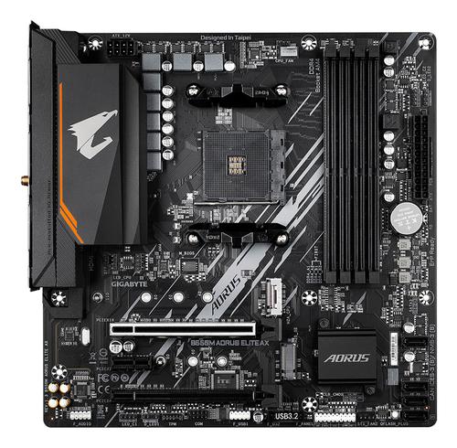 GIGABYTE B550M AORUS ELITE AX bundkort AMD B550 Stik AM4 micro ATX