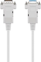 Goobay 50224 serielkabel Grå 2 m DB-9