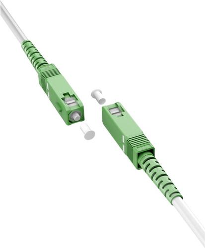 Goobay 59596 InfiniBand/fibre optic cable 3 m SC FTTH White
