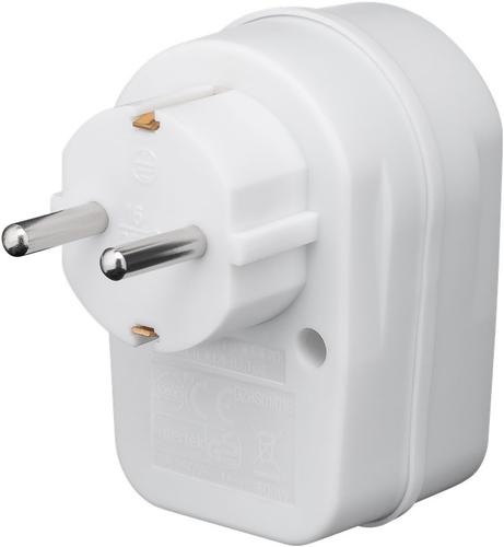 Goobay Surge-Protected Socket Adapter