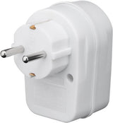 Goobay Surge-Protected Socket Adapter