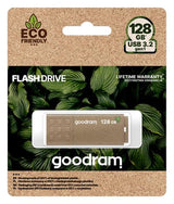 Goodram UME3 Eco Friendly USB flash drive 128 GB USB Type-A 3.2 Gen 1 (3.1 Gen 1) Brown