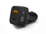 Green Cell CAD33 mobile device charger Universal Black Cigar lighter Fast charging Indoor