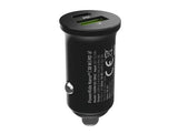 Green Cell GC CADM-GC-38AC - USB-Ladegeraet 38 W 1x USB-C USB-A schwarz Flashlight, GPS, Headphones, Mobile phone, Navigator, Other, Portable speaker, Power bank, Smartphone, Smartwatch, Tablet, Universal Black Cigar lighter Fast charging Auto, Indoo