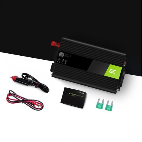 Green Cell INV02DE strømadapter og vekselret Automatisk 300 W Sort