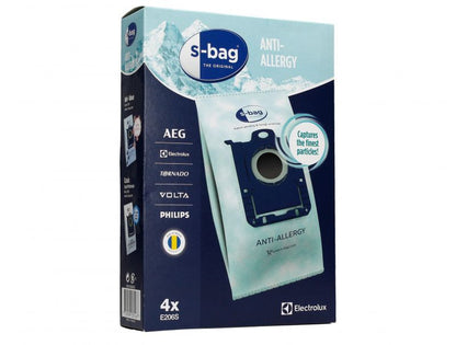 E206S S-BAG ANTI-ALLERGY STØVSUGERPOSER 4 STK.