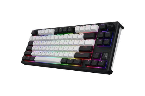 HATOR Skyfall 80 MAG ULTIMA 8K wireless tastatur Spil USB + RF Wireless + Bluetooth QWERTY US engelsk Sort, Hvid
