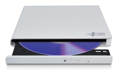 Hitachi-LG Slim Portable DVD-Writer optisk diskdrev DVD±RW Hvid