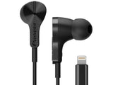 Pioneer Rayz Plus - Øreproptelefoner med mik. - i øret - kabling - aktiv støjfjerning - Lightning - grafit