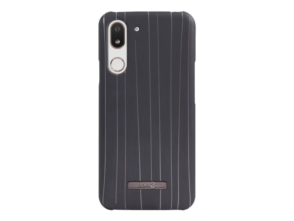 Doro Style - Bagsidecover til mobiltelefon - sort - for DORO 8080