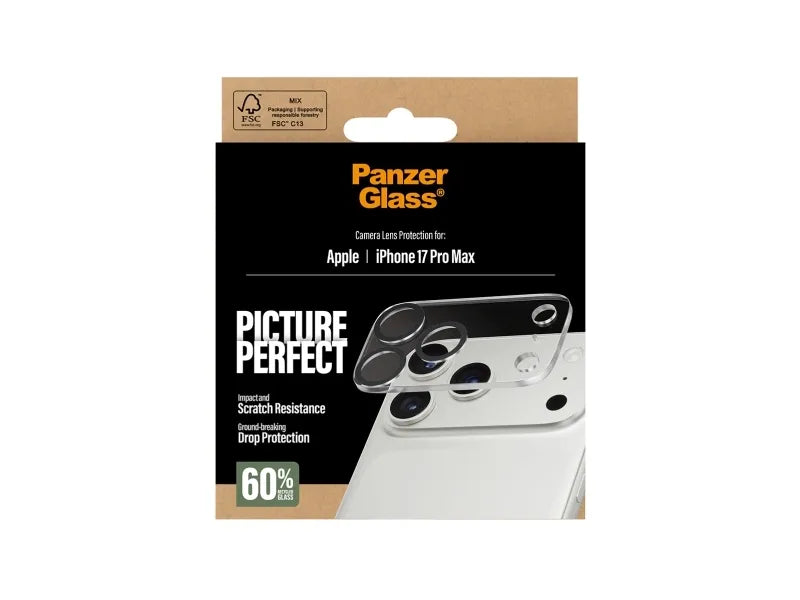 PANZERGLASS PICTUREPERFECT KAMERALINSEBESKYTTER TIL IPHONE 17 PRO