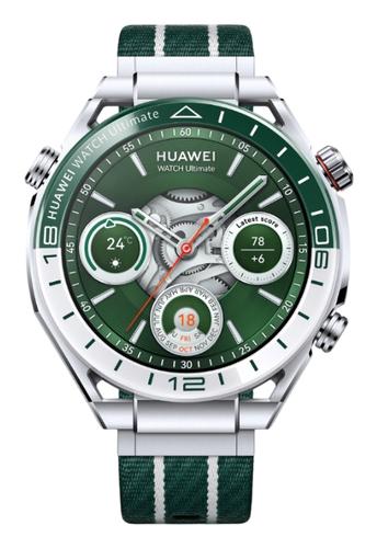 Huawei WATCH Ultimate 2 3.81 cm (1.5") AMOLED 47.8 mm Digital 466 x 466 pixels Touchscreen 4G Chrome, Green Wi-Fi GPS (satellite)
